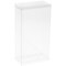 DollSafe Clear Folding Display Box for Large 7-8 inch Dolls and Action Figures, 5" W x 2.5" D x 8.5" H